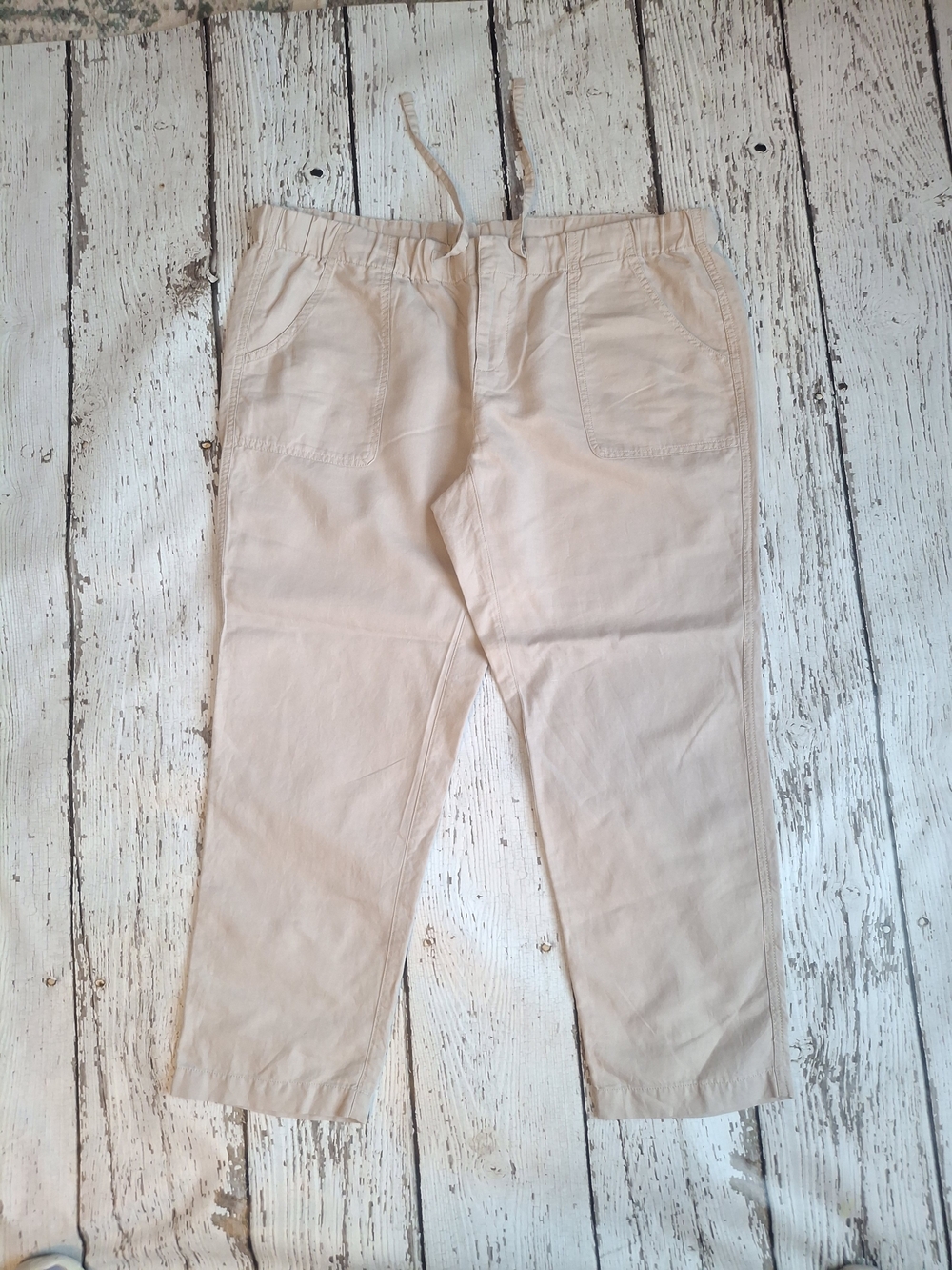Columbia Women's Light Cream Drawstring Chinos